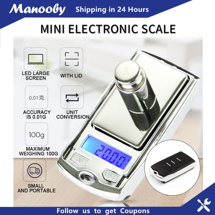 Pocket Digital Scales 0.01g 200g Jewellery Gold Weighing Mini LCD  Electronic