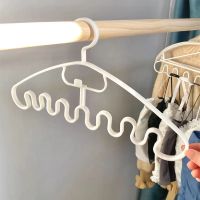 Wave Hanger Multi-Functional Non-Slip Sling Hangers Underwear Strap Storage Rack Organizer Closet Drying Rack