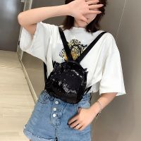 Trend Sequin Shoulder Bag Female Casual Bag Personality Fashion Travel Backpack