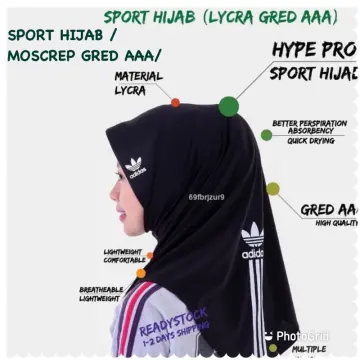 Tudung best sale sport adidas