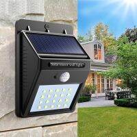 Outdoor led solar spotlight 20 30 LED Lamp with Motion Sensor Solar Lights Waterproof Sunlight Solar Power for Garden Decoration