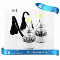 ( โปรสุดคุ้ม... ) หลอด LED ไฟหน้า รุ่น C6 ขั้ว H7 ความสว่าง 6000K ระบบ SUPER BRIGHTCHIP COB สุดคุ้ม หลอด ไฟ หน้า รถยนต์ ไฟ หรี่ รถยนต์ ไฟ โปรเจคเตอร์ รถยนต์ ไฟ led รถยนต์