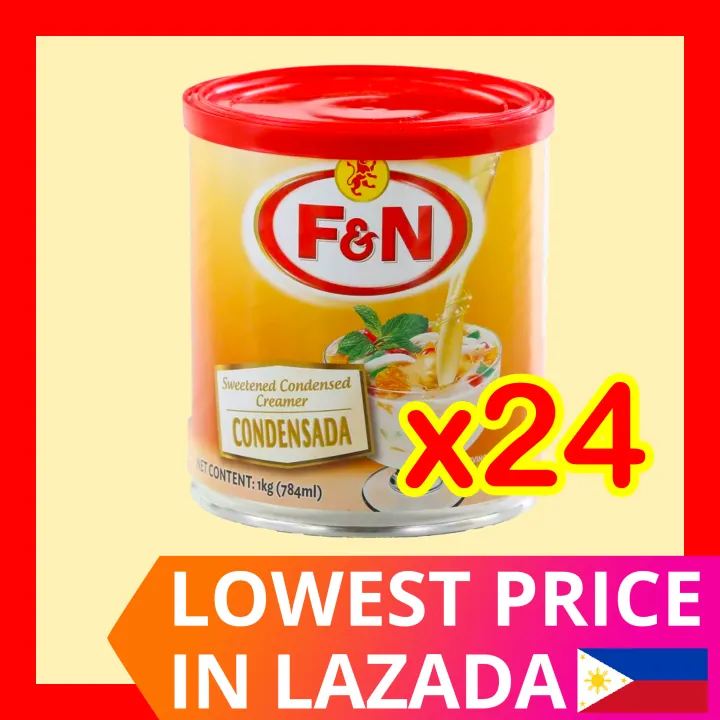24 cans F&N CONDENSED MILK 1kg F&N 1kg FN Milk Creamer Condensed Milk