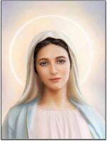 เลดี้แห่ง Medjugorje PostersThe Queen Of Peace Mary ผ้าใบวาดภาพโปสเตอร์และภาพพิมพ์ศิลปะบนผนังรูปภาพสำหรับ Kado Ulang Tahun ตกแต่งห้องรับแขกห้องนอนผลิตภัณฑ์ที่กำหนดเองส่วนบุคคล1ชิ้นกรอบไม้ด้านในหรือไร้กรอบ