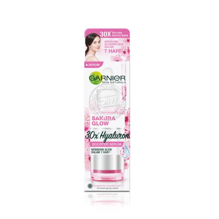 garnier-sakura-glow-hyaluron-booster-serum-30ml-เซรั่มบำรุงผิวเข้มข้น-เพื่อผิวดูกระจ่างใสอมชมพูเป็นธรรมชาติ