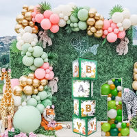 Boy Girl One Year Frist 1st Birthday Baby Shower Decoration Jungle Safari Birthday Party Docor Kids Babyshower Gender Reveal