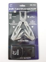 Rhino Brand คีมอเนกประสงค์ 9 IN 1 Multifunction Plier (12 Function) รุ่น NO.704