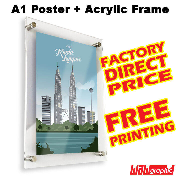 A2/A1 Acrylic Poster Frame Rectangle Lazada
