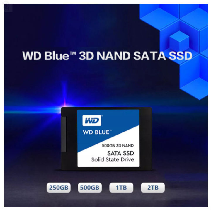 ลด-50-พร้อมส่ง-ขายดี-ขายดี-western-digital-blue-โซลิดสเตทไดรฟ์-wd-ssd-sata-3d-nand-2-5-250gb-500gb-1tb-รับประกัน-3-ปี-มีสินค้า-ขายดี