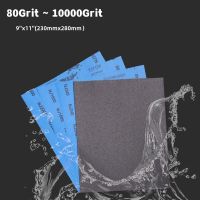 80 120 180 320~10000 Grit Wet Dry Sandpaper Car Furniture Metal Polishing Abrasive Sandpaper Paper Sheets Surface Finishing Made Power Sanders