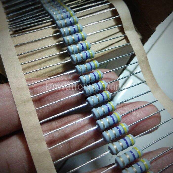 Resistor 4R7 ohm 1W Taiwan 10 pcs | Lazada Indonesia
