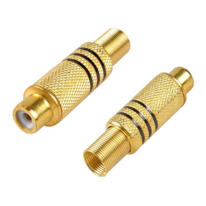 rca-connector-plug-6-pack-rca-female-plug-screws-audio-video-in-line-jack-adapter-gold-plated-solder-type-gold