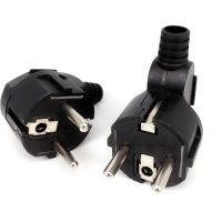 【YF】 Eu AC Power Adapter Socket 16A 250V Connector Cable Electrical Plug White Black Male Converter Adaptor Detachable