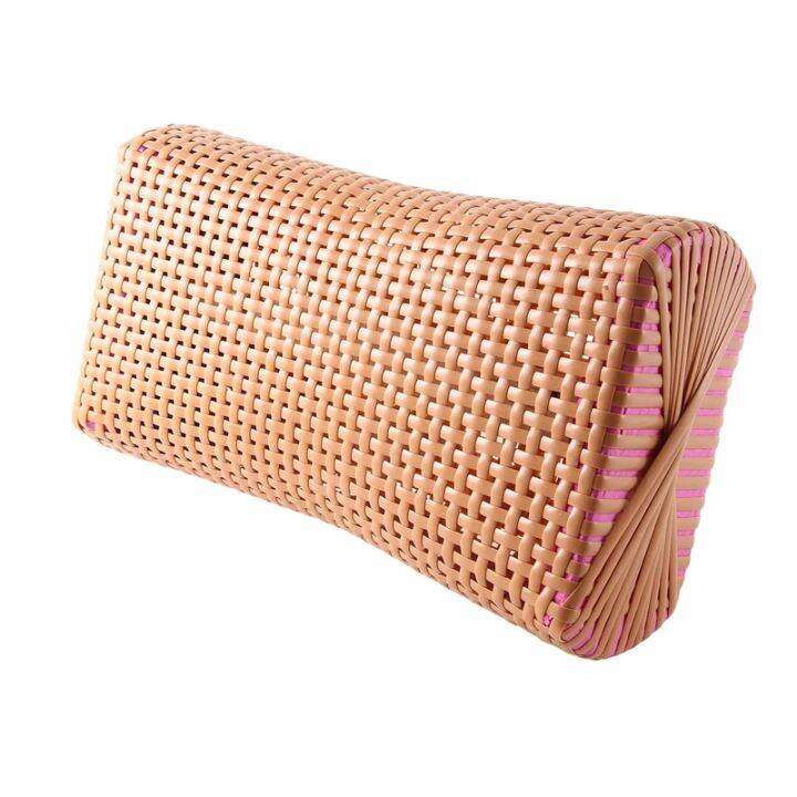 eco-friendly-health-immitation-plant-rattan-cool-pillow-double-sided-cushion-sleep-nap-pillow-bed-summer-pillow