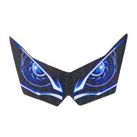 For Z750 Z 750 2007 2008 2009 2010 Moto Headlight Sticker Decals Head Light Guard Protection Pegatinas Adesivi 3D Front Fairing