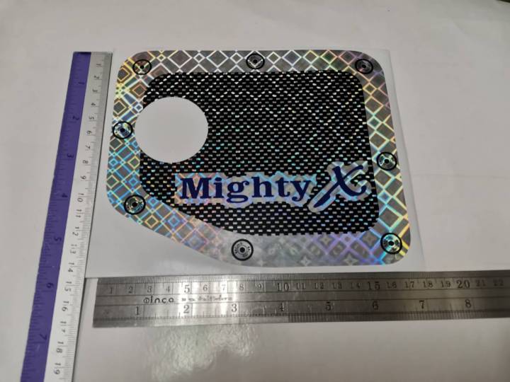 สติ๊กเกอร์ฟอยด์เงิน-ติดฝาถังน้ำมัน-toyota-mightyx-mighty-x-ติดรถ-แต่งรถ-sticker-โตโยต้า-ไมตี้เอ็กซ์-ติดฝาถัง-ฝาถัง-น้ำมัน