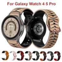 สายรัดสำหรับเล่นกีฬาสำหรับ Samsung Galaxy Watch 4 5 Pro 45Mm 44Mm 40Mm สายซิลิโคนสำรอง4 Classic 42Mm 46Mm