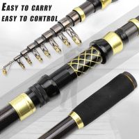 NEW 2.1M 2.7M 3.0M 3.6M Carp Fishing Rod feeder Hard Carbon Fiber Telescopic Fishing Rod fishing pole Surf long shot fishing rod