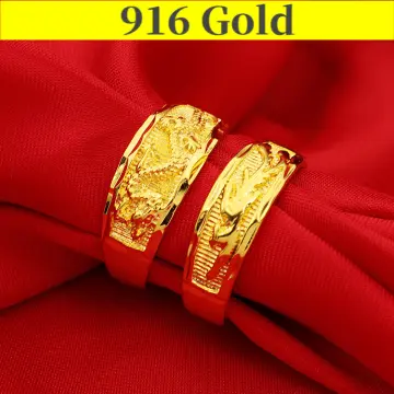 Marriage Alliance True love Heart wedding ring set for men and women gold  color his and hers Engagement couple Rings - AliExpress