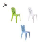 Jio เก้าอี้พลาสติก มีพนักพิง รุ่นพาโน่ สกรีนลายปาล์มมี่ มี 3 สี เก้าอี้่ทานข้าว เก้าอี้ร้านอาหาร