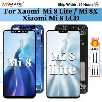 AMOLED For Xiaomi Mi 8 LCD Display M1803E1A Touch Screen Digitizer Assembly For Xiaomi Mi 8 Lite LCD Mi 8X Display M1808D2TG Projector Screens