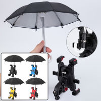 ที่วางศัพท์มือถือสำหรับจักรยาน cket Smartphone Frame Mount With Small Umbrella 360-Degree Rotation Adjustment Black Red Blue Yel