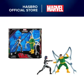 Marvel Legends Series Spider-Man 60th Anniversary Marvel's Silk and Doctor  Octopus 2-Pack 6-inch Action Figures (Exclusive) 