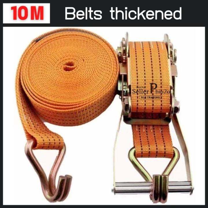 10M Cargo Strap 4cm Heavy Duty Adjustable Ratchet Cargo Tie Down Strap ...