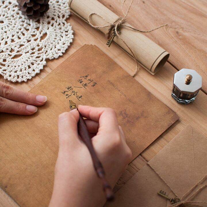 yf-12pcs-set-paper-envelope-postcard-wedding-invitation-korean-stationery-office-supplies