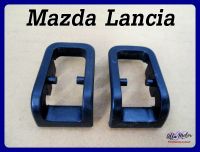 MAZDA LANCIA LOCK BUTTON SOCKET SET "BLACK" (2 PCS.) #เบ้าปุ่มล็อก สีดำ (2 ตัว) สินค้าคุณภาพดี