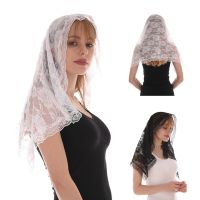 【CC】♝♛  Color Silk Headscarf Circular Wedding Veil Ladies Shawl Breathable Scarf Decoration