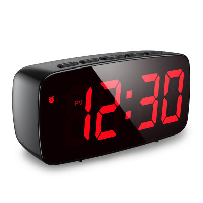ORIA นาฬิกาปลุกนาฬิกาดิจิตอล LED การควบคุมเสียงเลื่อนเวลาแสดงอุณหภูมิโหมดกลางคืน R Eloj Despertador นาฬิกาตั้งโต๊ะ x78