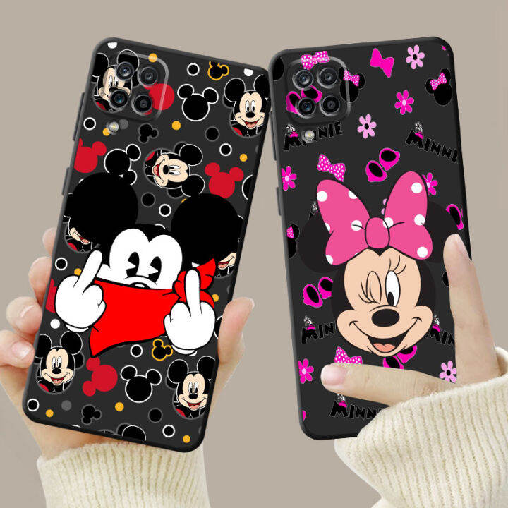 black-mickey-minnie-mouse-disney-case-for-samsung-galaxy-a11-a12-a72-a71-a21s-a22-a13-a51-4g-a52-5g-a32-cell-phone-bumper-coque-replacement-parts