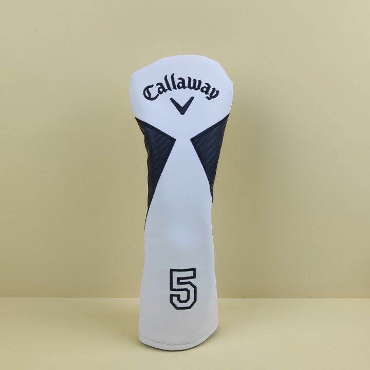 new-ผ้าคลุมไม้กอล์ฟ-callaway-callaway-ฝาครอบป้องกันหัวไม้-สําหรับทุกเพศ-1-ชิ้น