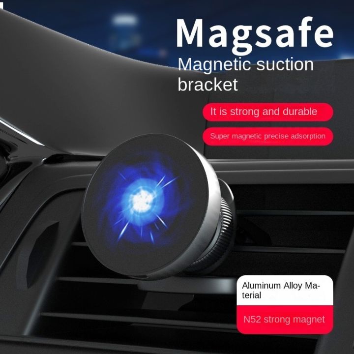 สำหรับ-magsafe-ติดรถยนต์รถแม่เหล็กมือถือที่ยึดโทรศัพท์มือถือเซนต์จุกดูดแผงหน้าปัดรถยนต์กรอบยึดโทรศัพท์สำหรับ