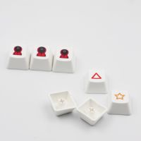 Oem Profile R4 Pbt Sublimation ปลอกกุญแจสําหรับตกแต่งเล่นเกม squid game keycaps