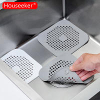 Houseeker Sink Drain Strainer Hair Catchers Rubber Shower Bathtub Floor Filter Silicone Bathroom Kitchen Deodorant Plug