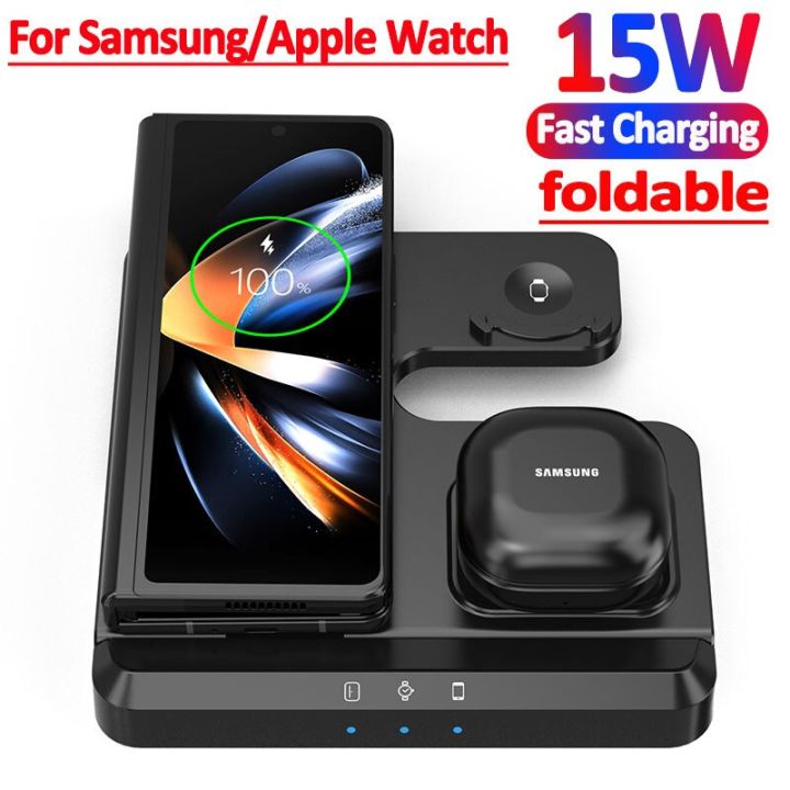 15w-3-in-1-wireless-r-stand-pad-สำหรับ14-13-12-11x8-mini-pro-max-นาฬิกา-samsung-apple-airpods-สถานีชาร์จแบบรวดเร็ว