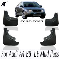 บังโคลนรถยนต์สำหรับ A4 Audi B6 2002-2005 8E แผ่นกันโคลนล้อรถยนต์ชุดแม่พิมพ์บังโคลนบังโคลนกันแดดตกแต่ง2003 2004