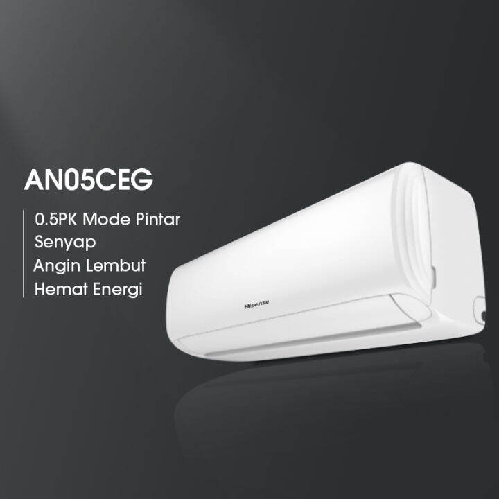 Hisense AC 1/2PK (0.5 PK) Standard AN05CEG (Indoor+Outdoor Unit Only