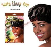 Vadesity Stay On Satin Nights Bonnet Sleep Cap Coconut Nightcap