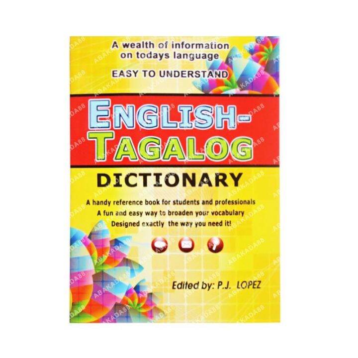 EnglishTagalog Dictionary Lazada PH