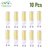 10ชิ้นสว่าง G9หลอดไฟ LED AC220V 3วัตต์5วัตต์7วัตต์เซรามิก SMD2835หลอดไฟ LED อบอุ่นเย็นสีขาวสปอตไลแทนที่ฮาโลเจนแสงขายส่ง