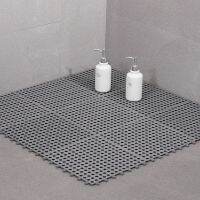 ♂ 1pcs PVC Splicing Bathroom Non-slip Mat Bath Mats Bathroom Mat Household Bath Toilet Kitchen Splicing Water-proof Mat