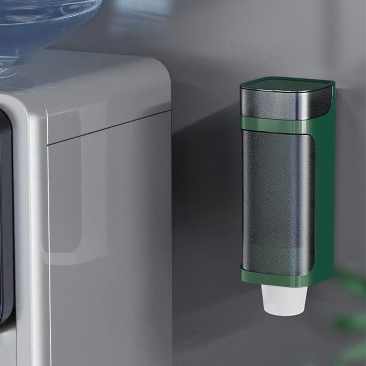 dgthe-พลาสติกกันฝุ่นอัตโนมัติสำหรับบ้านโรงพยาบาลสำนักงานยิมติดผนังแบบดึงตู้เก็บของที่ใส่แก้วถ้วย