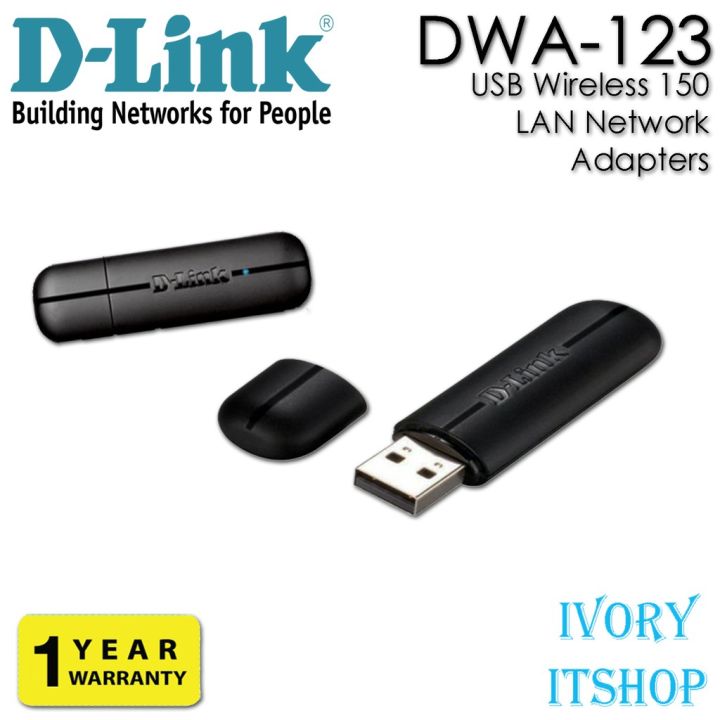 d-link-usb-wireless-150-lan-network-adapters-dwa-123-สีดำ