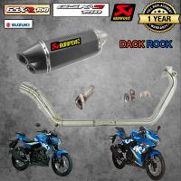 ท่อgsx r150ท่อgsx s150ท่อsuzuki ท่อakrapovic 2รู เคฟล่า ท่อแต่งgsxr150 ท่อแต่งgsxs150 เสียง แน่น นุ่ม ทุ้ม ไม่แต่งในรอบสูง ตรงรุ่น ท่ออาคาโปวิค 2รู คาร์บอน ท