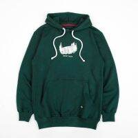 Nsa Ind Hoodie Money Talks Dark Green Men Women oversize