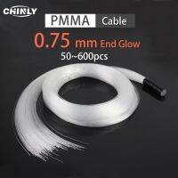 ▬☜❈ End Glow Fiber Optic Light 0.75mm PMMA Plastic Cable for all kind LED Light Engine Machine DIY Starry Sky Effect Decorative Home