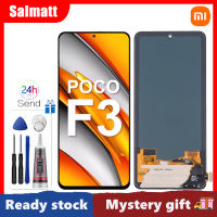 Salmatt 6.67 "หน้าจอแสดงผล F3 OLED Poco สำหรับ Xiaomi F3 M2012K11AG จอแสดงผลแอลซีดีดิจิทัลการเปลี่ยนหน้าจอสัมผัส